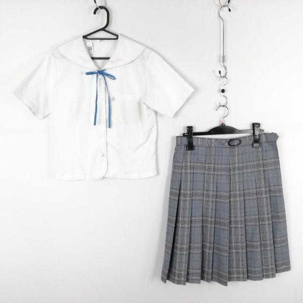 ジャンパースカート   バスト88 ウエスト76 冬物 女子 学生服 中学 高校 紺 制服 中古 ラ...