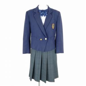 東京女学館高校 制服 冬セーラー服 スカート 上下セット 【レプリカTAM