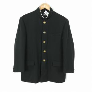 学生服 VAN JET 学ラン 約160A 男子 上着 変形学生服 詰襟 カシドス 黒