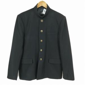 学生服 学ラン 男子 上着 学校指定制服 ラウンドカラー 黒 中古 ランク