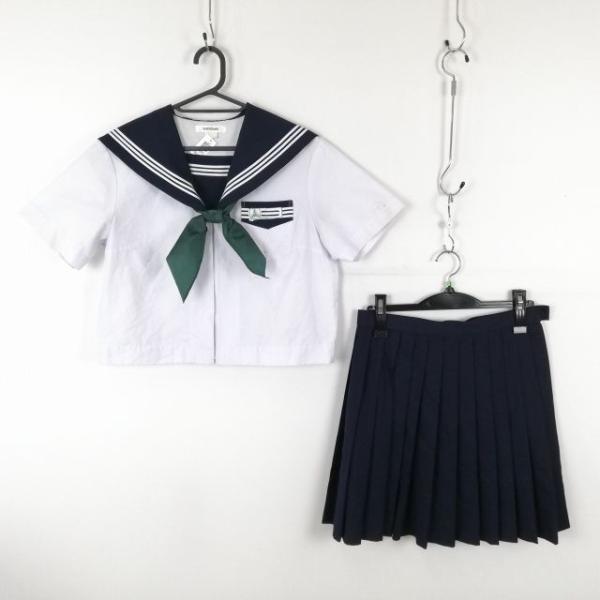 ジャケット スカート 上下2点セット 冬物 女子 学生服 大阪帝塚山学院中学高校 紺 制服 中古 ラ...