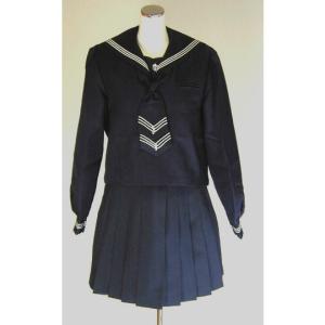 白百合学園高校制服　大きいサイズ　冬セーラー服 スカート上下セットTAM-4-B