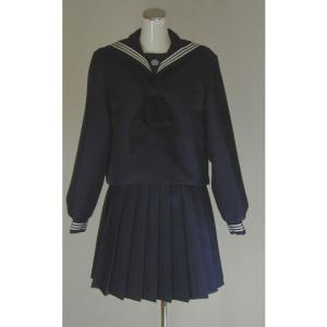 東京女子館高校制服 夏セーラー服 スカート上下セット165A