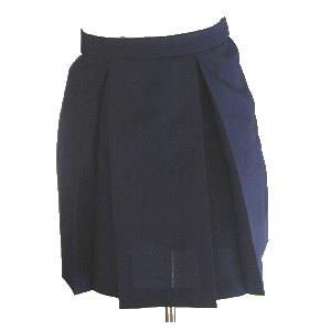 冬・紺プリーツ ロングスカート スケバン（90cm丈）tam-s-1002