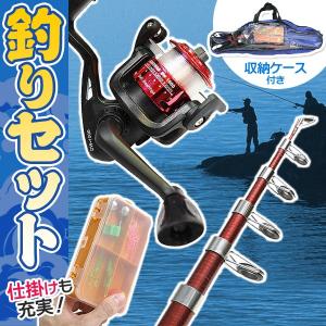 釣り道具 基本セット 釣り竿/糸/リール/仕掛箱など