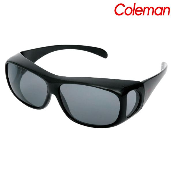 偏光サングラス Coleman オーバーサングラス 眼鏡の上に掛けられる 正規品 CO3012 乱反...