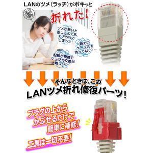 LANケーブル買い替え不要 プラグのラッチ折れ...の詳細画像2