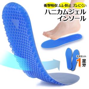ジェル ゲル インソール 中敷 ハニカム クッション 蒸れない 中敷き