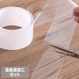 隙間テープ 透明 防水 保護 テープ 洗面所 ...の詳細画像3