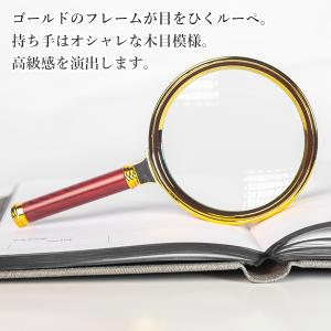 ハンドルーペ 倍率 3倍 虫眼鏡 ルーペ 虫メ...の詳細画像2