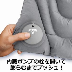 エアークッション 腰枕 エアポンプ内蔵 飛行機...の詳細画像4