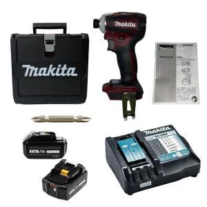 マキタ インパクトドライバー 18Vセット TD172 BL1860B 互換 バッテリー 18V 6000mAh 2個セット makita TD172 TD171 電動インパクト ケース付 おすすめ