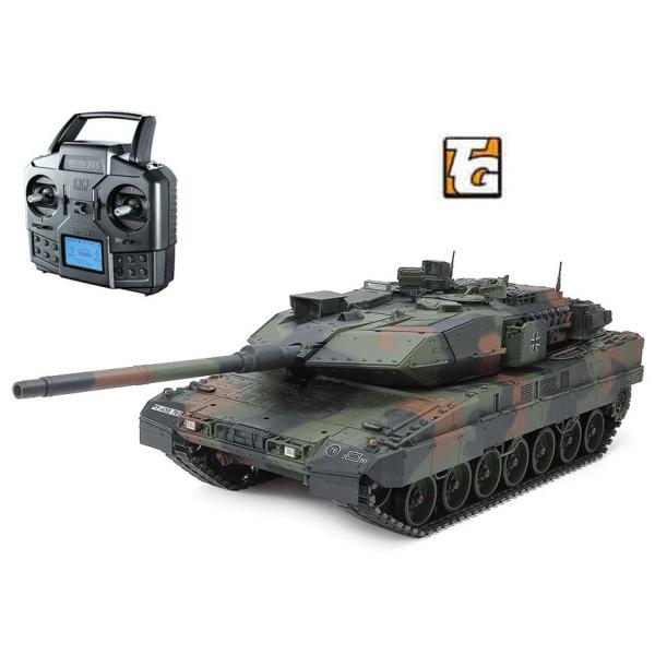タミヤ 1/16RC ドイツ連邦軍主力戦車 レオパルト2 A7V フルオペレーションセット (4ch...