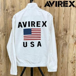 AVIREX アヴィレックス STAND FULL ZIP JACKET U.S. FLAG ジャケット アウター ブルゾン スタンドフルジップ メンズ ブランド｜topism