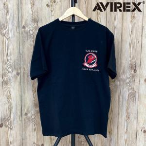 AVIREX アビレックス TOP GUN SHEETING PATCH T-SHIT トップガン半袖Tシャツ トップス メンズブランド｜topism