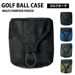 ゴルフボールケース 距離計スコープホルダー ゴルフポーチ ミニポーチ ゴルフティー入れ 小物入れ 軽量 メンズ 迷彩柄 カモフラ STELLA77GOLF