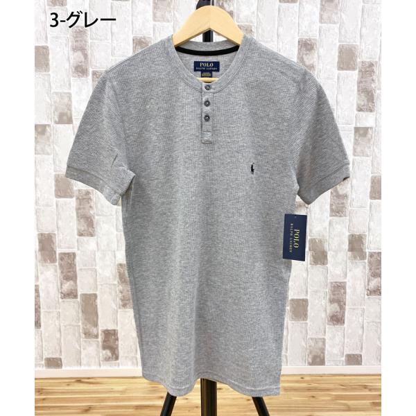 POLO RALPH LAUREN ポロ ラルフローレン サーマル ワッフル ヘンリーネック 半袖 ...