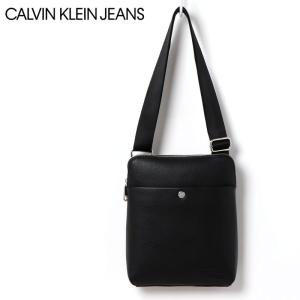 Calvin Klein Jeans カルバンクラインジーンズ CK エンボス加工 ショルダーバッグ 鞄 バッグ メンズ｜topism