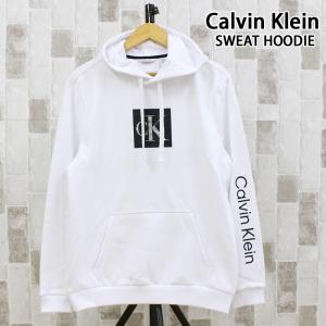 Calvin Klein カルバンクライン CK トラベリング モノグラム HW パーカーLS TRAVELING MONOGRAM HW HOODIE スウェット 裏起毛 フーディー メンズ ブランド｜topism