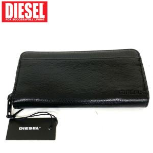 DIESEL ディーゼル メンズ ラウンドファスナー レザー 長財布 ウォレット カラーブロック 本革 THETARTER24 男女兼用 ユニセックス｜topism