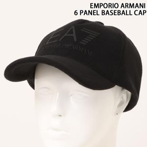 EMPORIO ARMANI エンポリオアルマーニ EA-7 ラバーロゴ フリース 6パネルベースボールキャップ 274811 1A103 メンズ ブランド