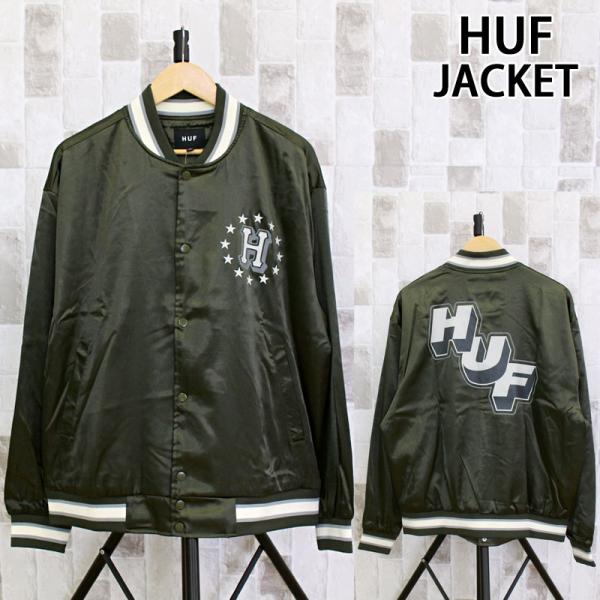 HUF ハフ ギャラクティック スタック ベースボール ジャケット GALACTIC STACK B...