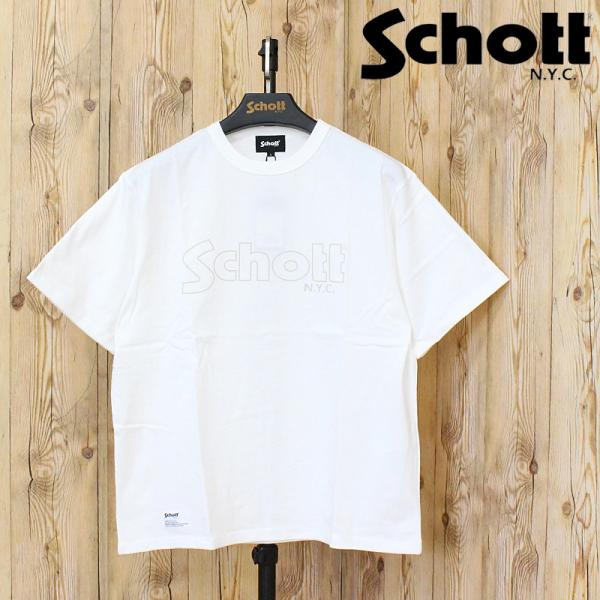 Schott ショット T-SHIRT 'BASIC LOGO' 782-5934003 ベーシック...