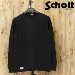 Schott N.Y.C（ショット） Schott Tシャツ 半袖 レザーポケット