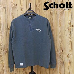 Schott N.Y.C（ショット） Schott WORK LABEL POCKET ロングTシャツ