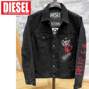 DIESEL ディーゼル Gジャン ジャケット ブルゾン ダメージ ワッペン PS-NHILL メンズ ブランド｜topism