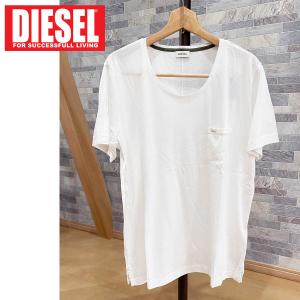 DIESEL ディーゼル ポケットロゴプレート クルーネック 半袖Tシャツ「T-KRONOX」メンズ ブランド｜topism