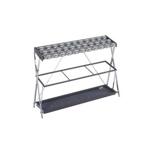 【車上渡し】ミヅシマ工業 鍵付折リ畳ミ式傘立テ XD-33 (2310260)