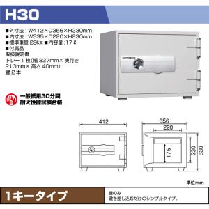 【軒先渡し】1キー式 耐火金庫 ダイヤセーフ ...の詳細画像1