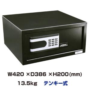 予約受付(7月頃入荷予定) テンキー式 金庫 エーコー EIKO 客室用保管庫 ホテルセーフ K-BE800 重量13.5kg｜topjapan2