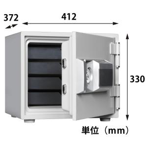 ダイヤセーフ 耐火金庫 MEK30-4 テンキー式 30kg オフィス用金庫の商品画像