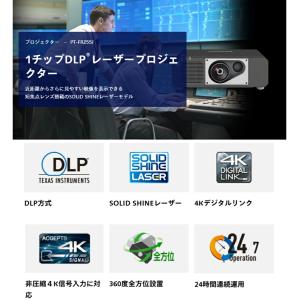 (受注生産品) パナソニック DLPプロジェク...の詳細画像1
