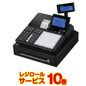 レジスター カシオ SR-C550-EX-4S ブラック (インボイス対応モデル) レジロール10巻付｜topjapan2