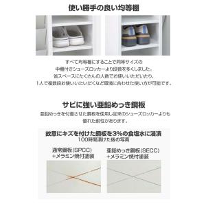 豊國工業 ユニゾン シューズロッカー USLシ...の詳細画像2