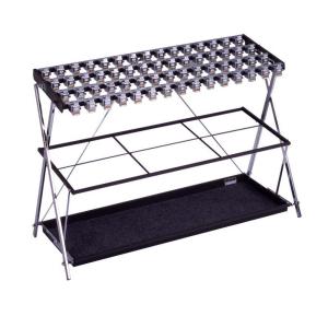 【車上渡し】ミヅシマ工業 鍵付折リ畳ミ式傘立テ X-60 (2310050)