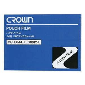 クラウン パウチフィルム (A4サイズ/500枚入) CR-LPA4500 (沖縄・離島