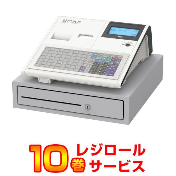 レジスター 本体 東芝テック TEC FS-770-R ホワイト ロール紙10巻付 2シート