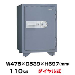 CROWN プッシュボタンロック金庫 2時間耐火　耐火金庫 日本アイ・エス・ケイ 金庫 ダイヤル式 耐火金庫 内容量：98L 重量