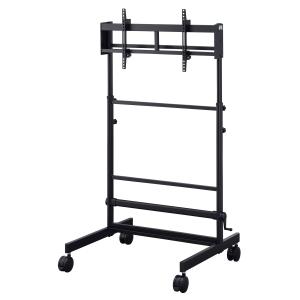 ハヤミ工産 PL-5337B ディスプレイスタンド大型用ハンドル昇降タイプ75V型対応