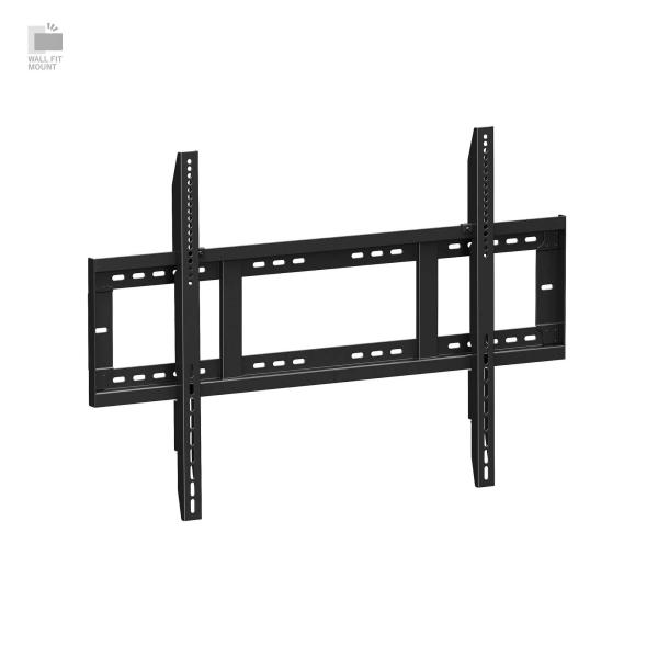 デジタルサイネージ壁掛金具 65~100インチ対応 スタンダード (STD-007-BK) 朝日木材...