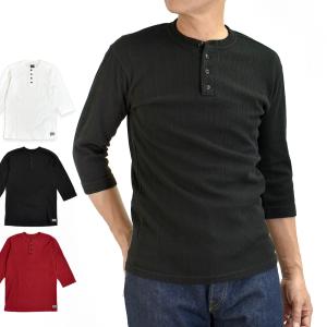 SUGAR CANE シュガーケーン インディゴウォバッシュヘンリーネックT