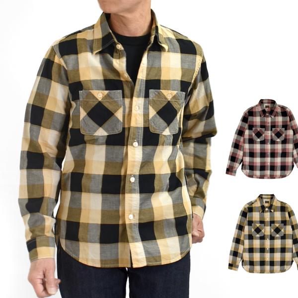 デラックスウエア DELUXEWARE シャツ 50s CHECK PATTERN 長袖チェックシャ...
