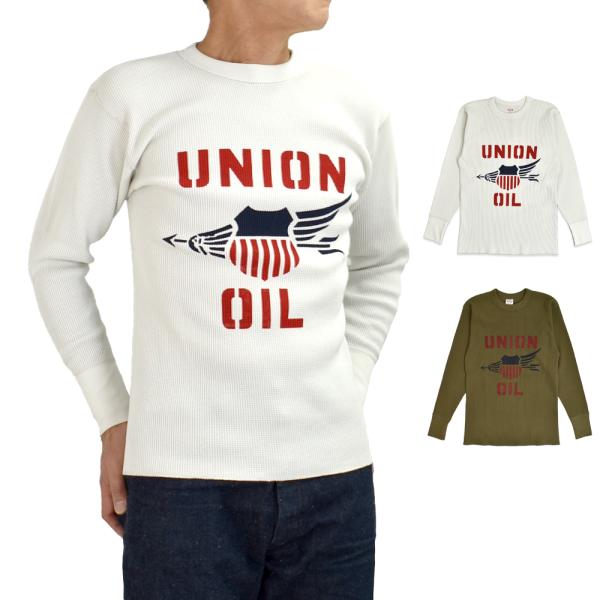 フリーホイーラーズ FREEWHEELERS サーマルtシャツ UNION OIL CREW NEC...