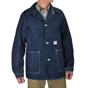 FREEWHEELERS◇IRONALLS Lot 100 DENIM JACKET/カバーオール/44/デニム
