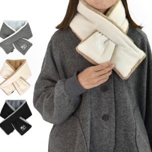 IL BISONTE（イルビゾンテ） マフラー 中わたマフラー フリース