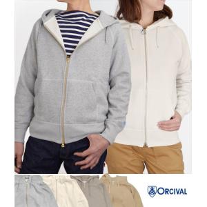 ORCIVAL フレンチテリー パーカー サイズ2 オーシバル ダブルジップ ORCIVAL オーシバル オーチバル メンズ フレンチテリー ダブル
